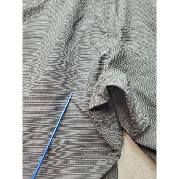 Lot Of 2 Hang Ten Board Shorts Men 40 Tan Dark Gray Polyester Pockets Drawstring - Picture 9 of 16